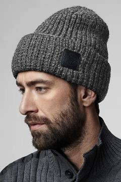 Accesorios Canada Goose Hombre Mexico - Waffle Gorros Grises CG9861437
